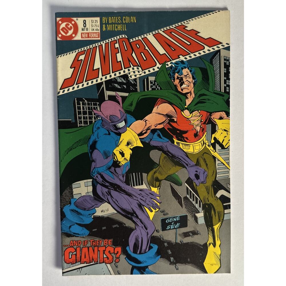 DC Comics Silver Blade May 1988 Issue #8 Comic Book KG